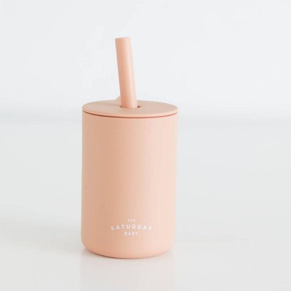 The Saturday Baby Silicone Bib and Cup - Picture 3 of 5